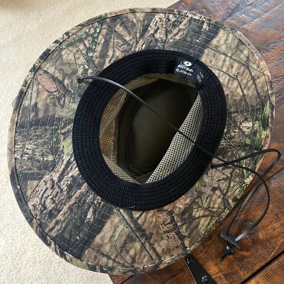 Mossy Oak Brand Camo Bucket Hat Outdoor Fishing Hiking Wide Brim  EUC - Picture 4 of 5